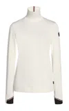 Moncler Polartec® Stretch-knit Turtleneck Base Layer In White