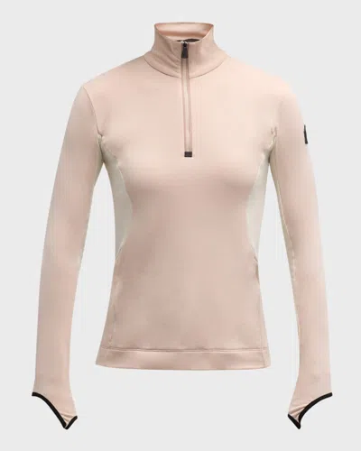 MONCLER POLARTEC QUARTER-ZIP BASE LAYER