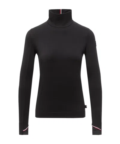 Moncler Polartec Turtleneck In Black