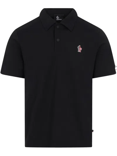 Moncler Polo In Black