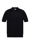 Moncler Logo-appliqué Polo Shirt In Blue
