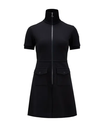 Moncler Polo Dress In Blue