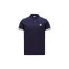 Moncler Logo-patch Short-sleeved T-shirt In Blue