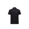 Moncler Logo Patch Cotton Piquet Polo Shirt