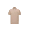 Moncler Polo En Piqué De Coton À Empiècement Logo