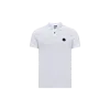 Moncler Classic Cotton Polo T-shirt In White
