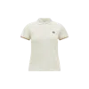 Moncler Logo Patch Piquet Polo Shirt In White