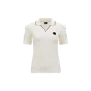 Moncler Pacth Polo In White