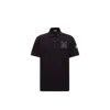 Moncler Polo En Piqué De Coton À Monogramme