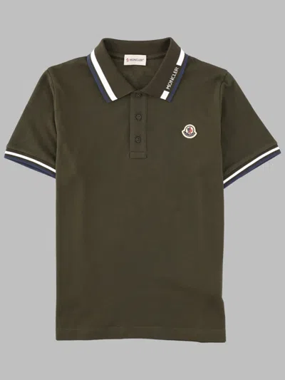 Moncler Polo Maniche Corte In Multicolor