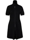 Moncler Stretch Cotton Blend Piquet Polo Dress