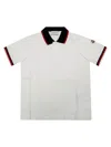 Moncler Polo Mm Profili In White