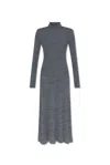 MONCLER MONCLER POLO NECK MIDI DRESS