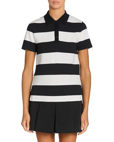 Moncler Polo Shirt In Black