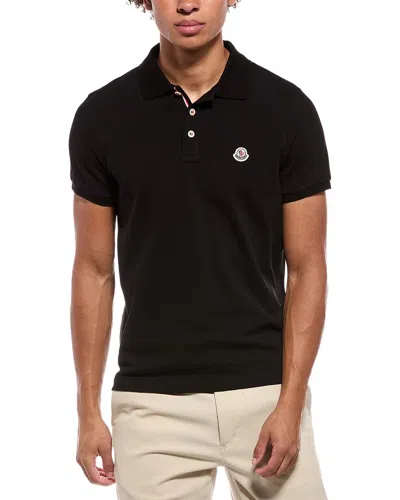 Moncler Polo Shirt In Black