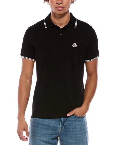 Moncler Polo Shirt In Yellow