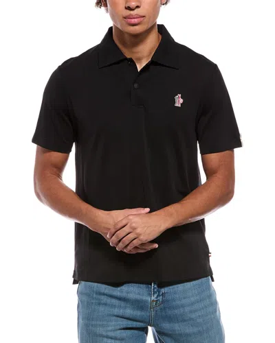 Moncler Polo Shirt In Black