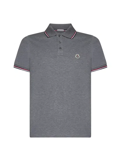 Moncler T-shirts And Polos In Grey