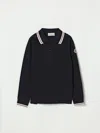 Moncler Polo Shirt  Kids Color Blue In Black