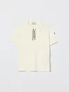 Moncler Kids' ポロシャツ  ボーイ カラー ナチュラル In Neutral