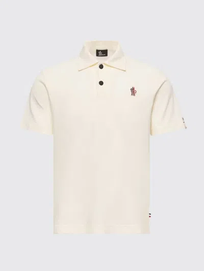 Moncler Polo Shirt Men  In White