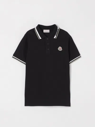 Moncler Polo Shirt  Kids Colour Black