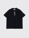 Moncler Polo Shirt Kids  In Black