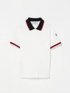 Moncler Polo Shirt  Kids Color White In White