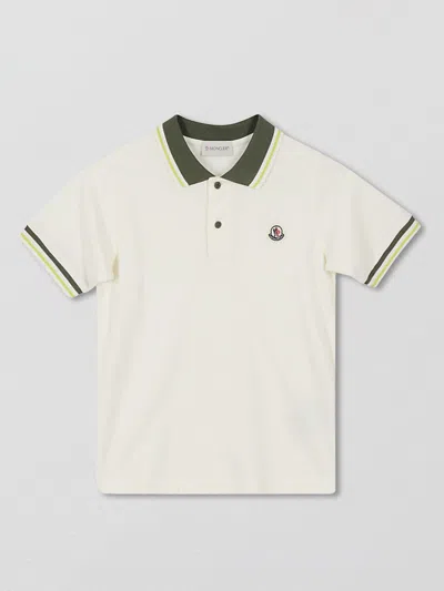 Moncler Polo Shirt  Kids Color White