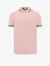 Moncler Polo Shirt In Pink