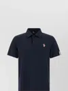 Moncler Polo Shirt Ribbed Short Sleeves