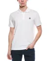 Moncler Short Sleeves Polo In White