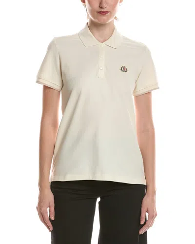 Moncler Polo Shirt In White