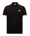 Moncler Black Polo In Black