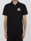 Moncler Polo Shirt With Logo In Multi