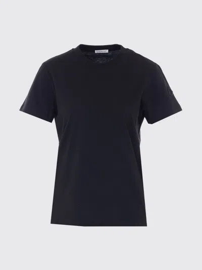 Moncler Polo Shirt Woman In Blue