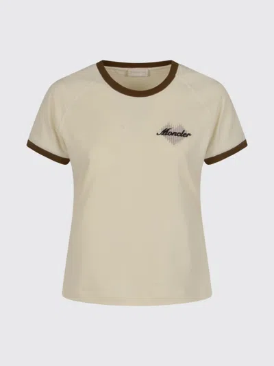 Moncler Polo Shirt Woman  In Nude