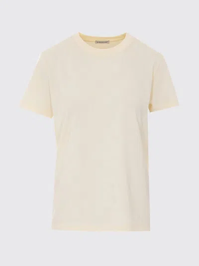 Moncler Polo Shirt Woman In Neutral