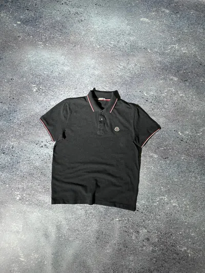 Pre-owned Moncler Polo T Shirt Maglia Manica Corta (m-l) In Grey