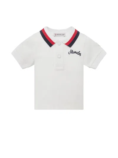 Moncler Polo In White