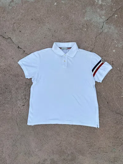 Pre-owned Moncler Polo White Classic Tee T Shirt