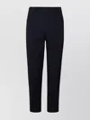 MONCLER POLYAMIDE BLEND TROUSERS WITH POCKETS AND PLEATS