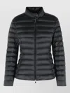 Moncler Polyamide Igelle Jacket High Collar Quilted In Black