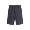 Moncler Tailored Shorts Featuring Functional Back Pockets In Black
