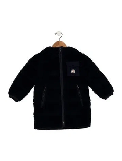 Pre-owned Moncler Babies' Polyester Jacket In Blue/orange