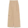 Moncler Logo Patch Straight Cargo Pants