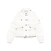 Moncler Mauduit White Polyester Bomber Jacket