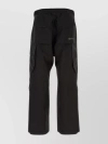 MONCLER POLYESTER SKI PANT WITH WAIST BELT LOOPS