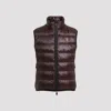 Moncler Polyester Vest In E Dark Red