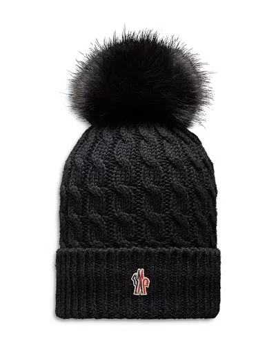 Moncler Pom Pom Beanie In Black